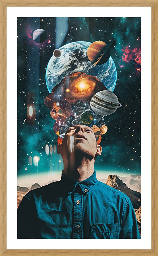 Space 00004 Picture Frame print