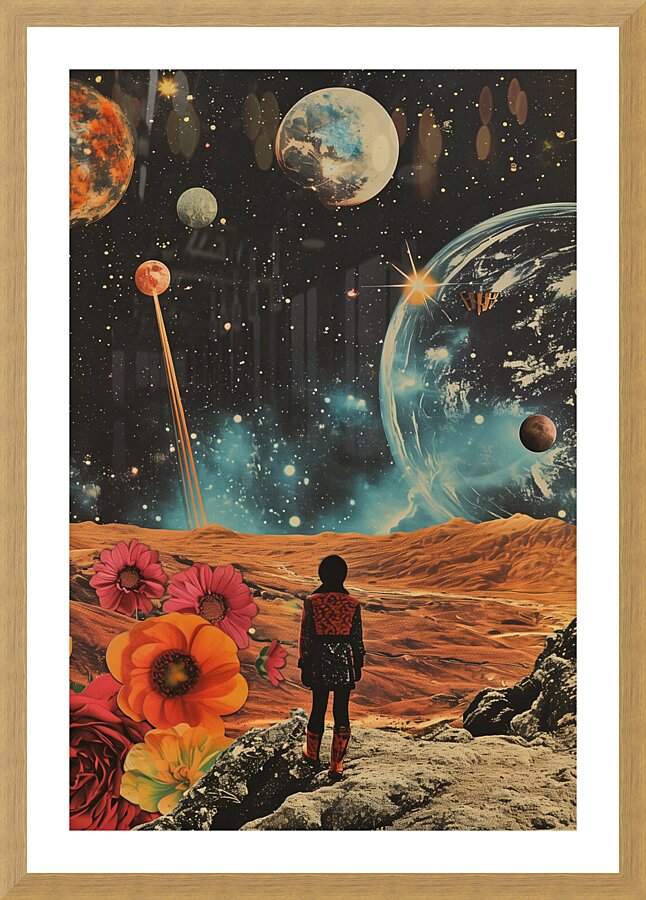 Space 00006 Picture Frame print