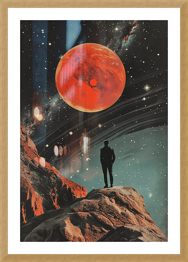 Space 00008 Picture Frame print