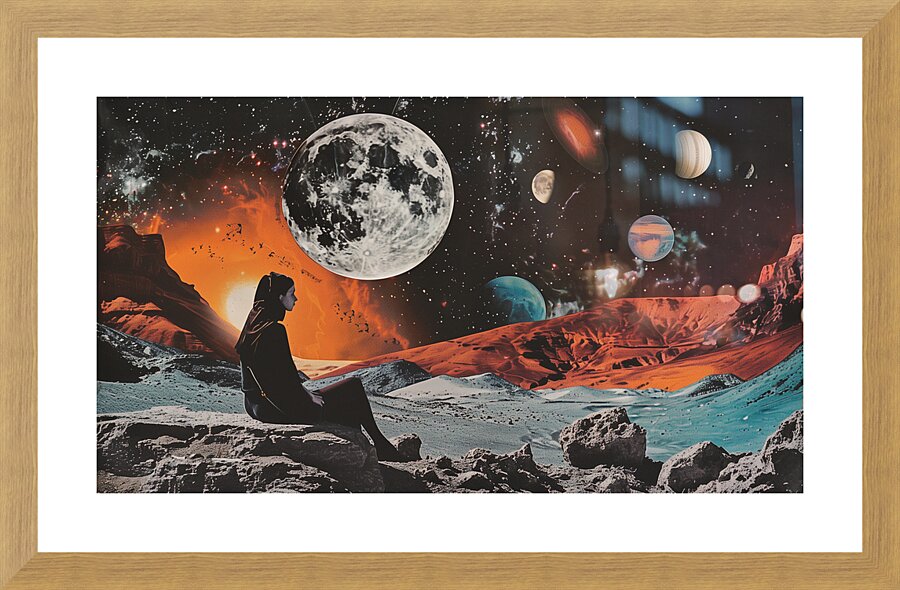 Space 00005 Picture Frame print