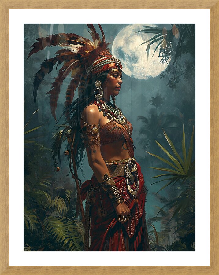 Warriors of the Andes 011 Picture Frame print