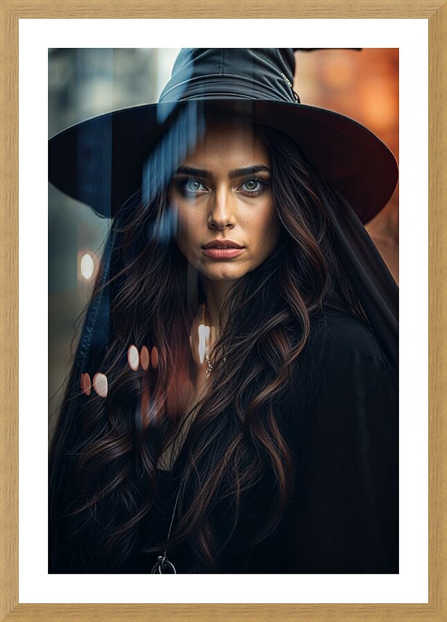 Witches xz485 Picture Frame print