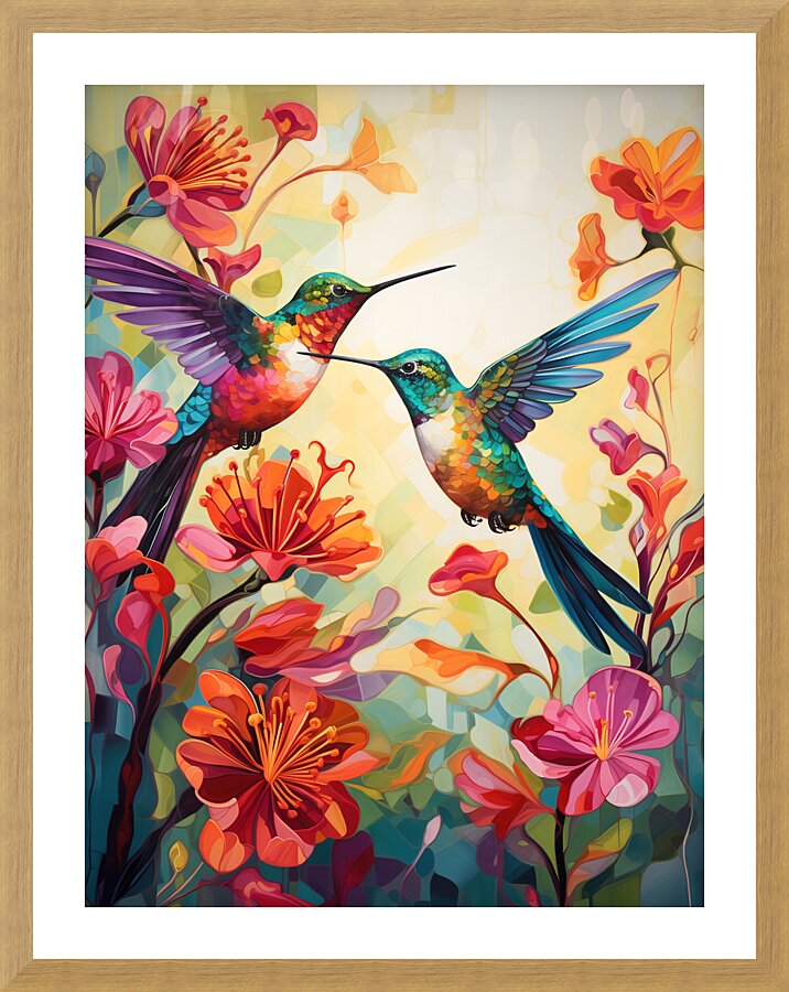 HUMMINGBIRDS Picture Frame print