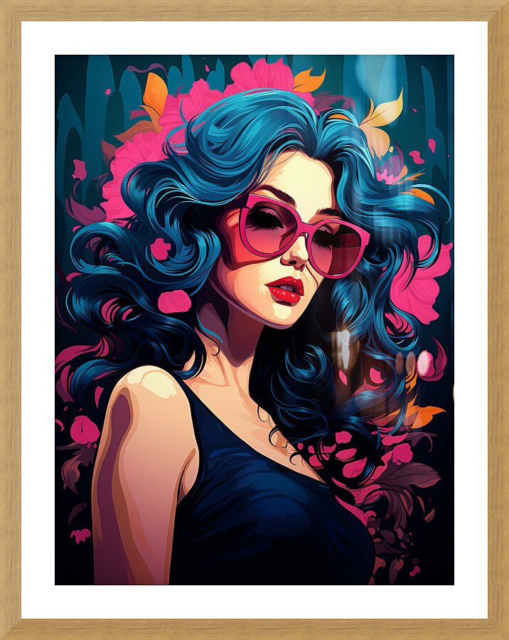 PORTRAIT 7 Picture Frame print