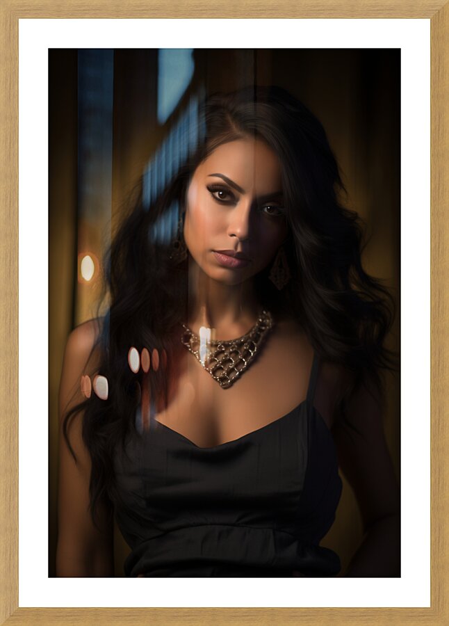 PORTRAIT 6 Picture Frame print