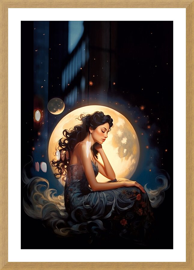 DREAMING 1 Picture Frame print