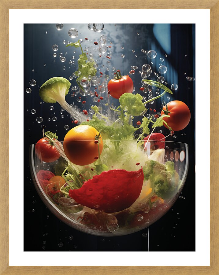 NUTRIENT EXPLOSION Picture Frame print