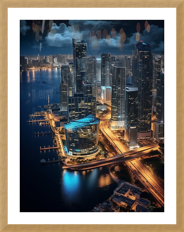 CITY 02 Picture Frame print