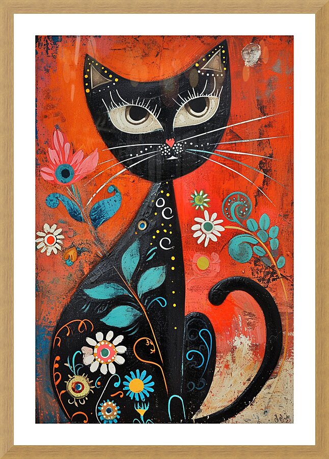 CAT 00010 Picture Frame print