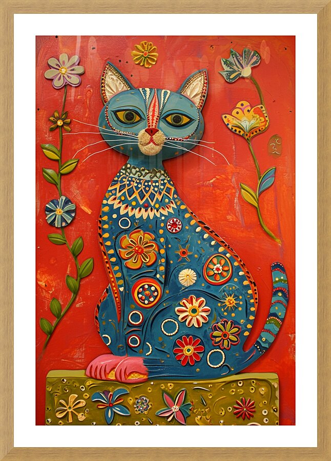 CAT 00019 Picture Frame print