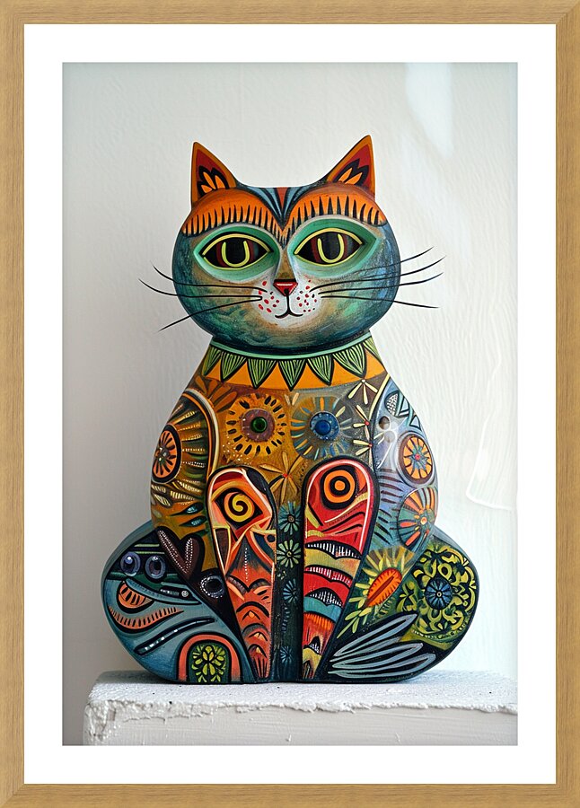 CAT 00002 Picture Frame print