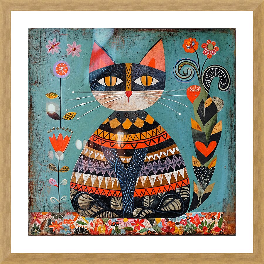CAT 00038 Picture Frame print