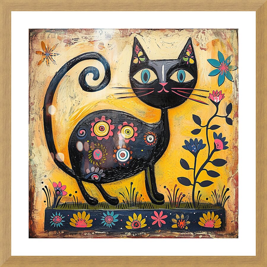 CAT 00032 Picture Frame print