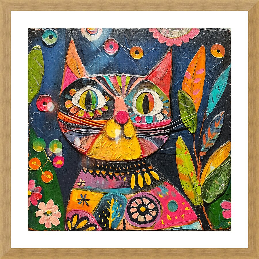 CAT 00035 Picture Frame print