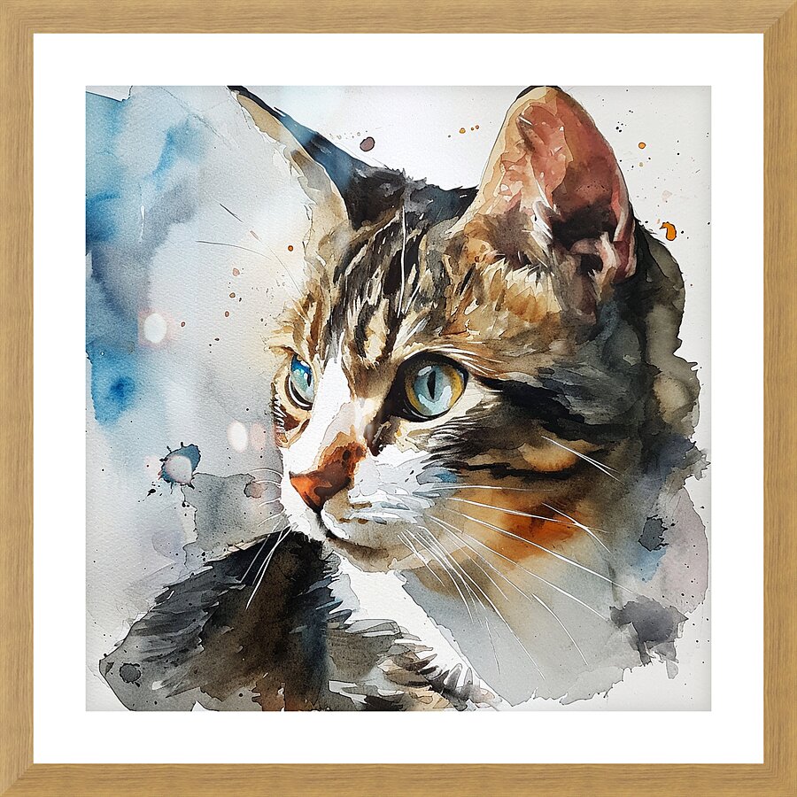 CAT 00028 Picture Frame print