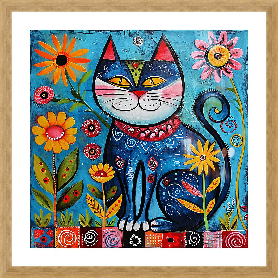 CAT 00040 Picture Frame print