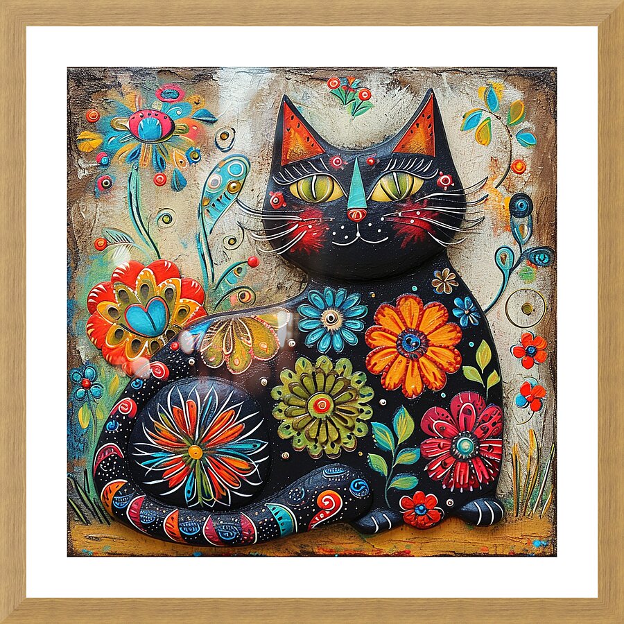 CAT 00033 Picture Frame print