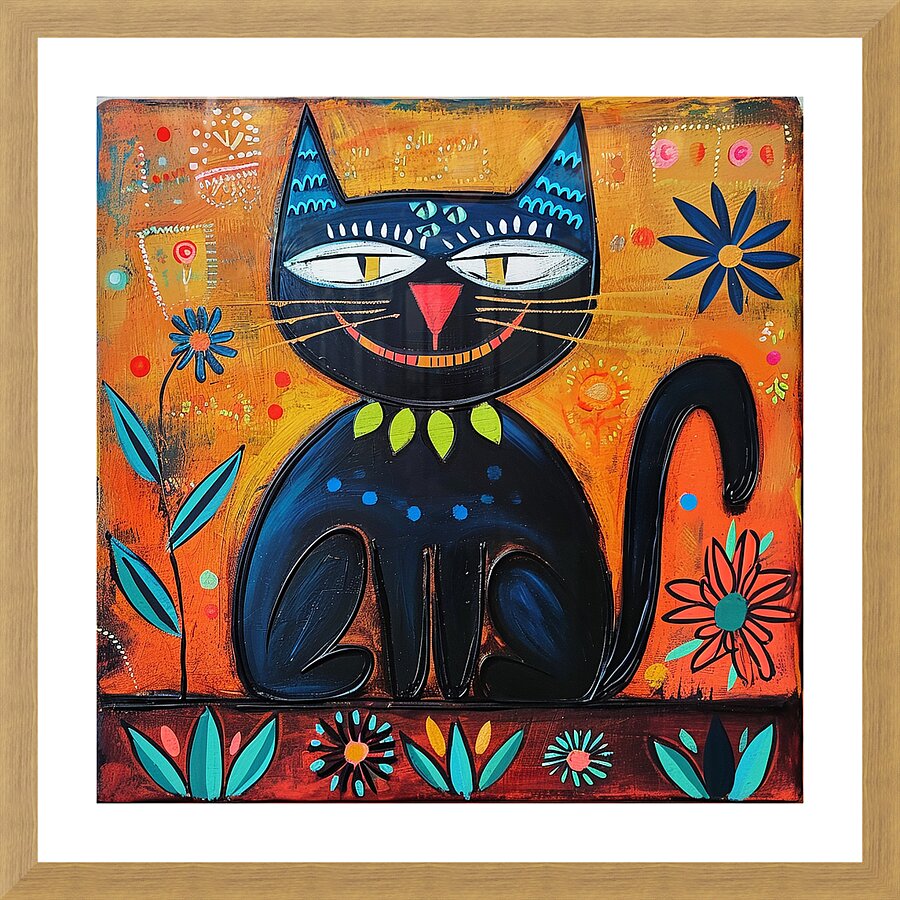 CAT 00037 Picture Frame print