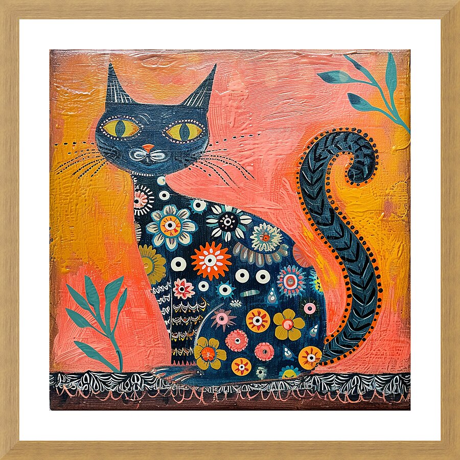 CAT 00031 Picture Frame print