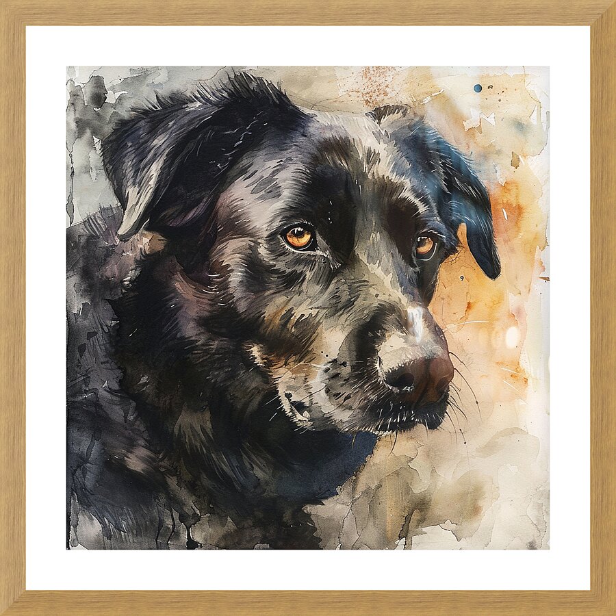DOG00018 Picture Frame print