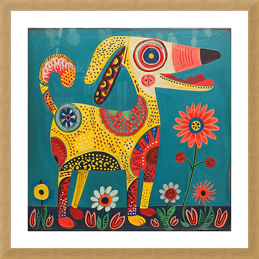 DOG00003 Picture Frame print