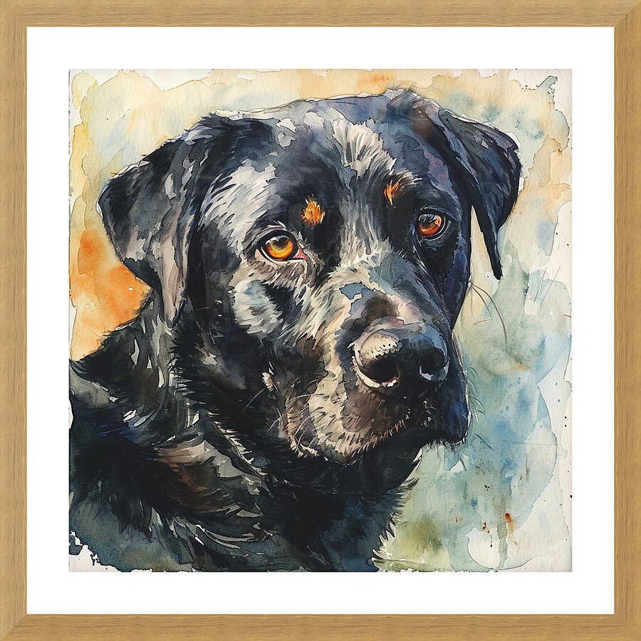 DOG00017 Picture Frame print