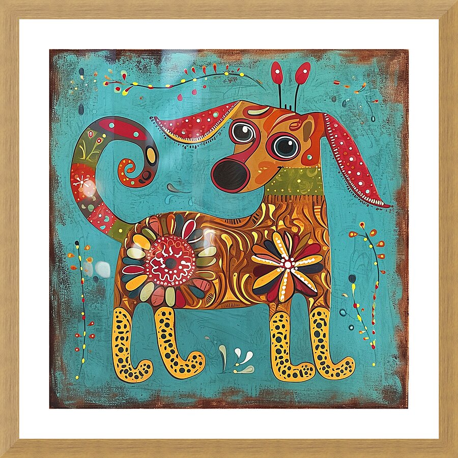 DOG00004 Picture Frame print