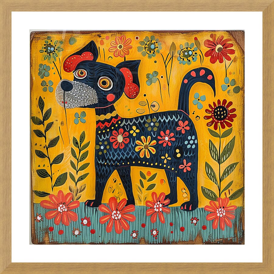 DOG00008 Picture Frame print