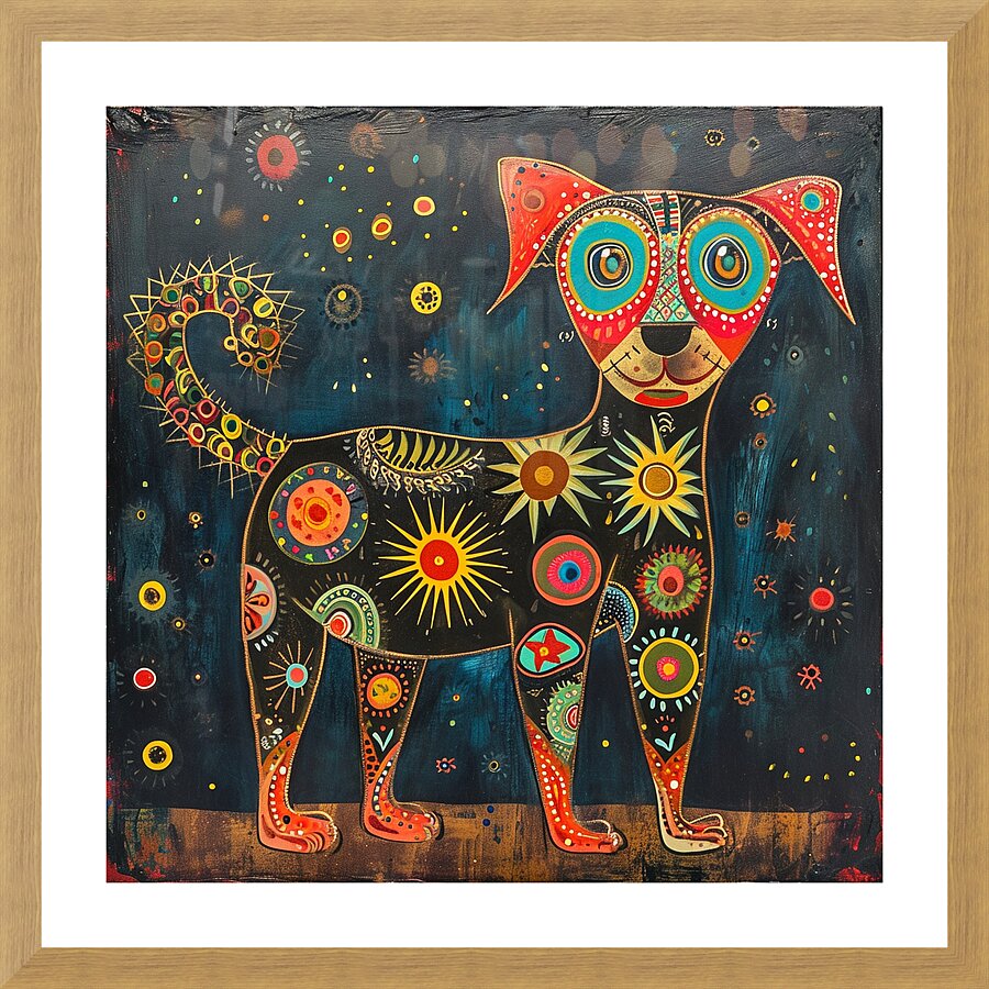 DOG00009 Picture Frame print
