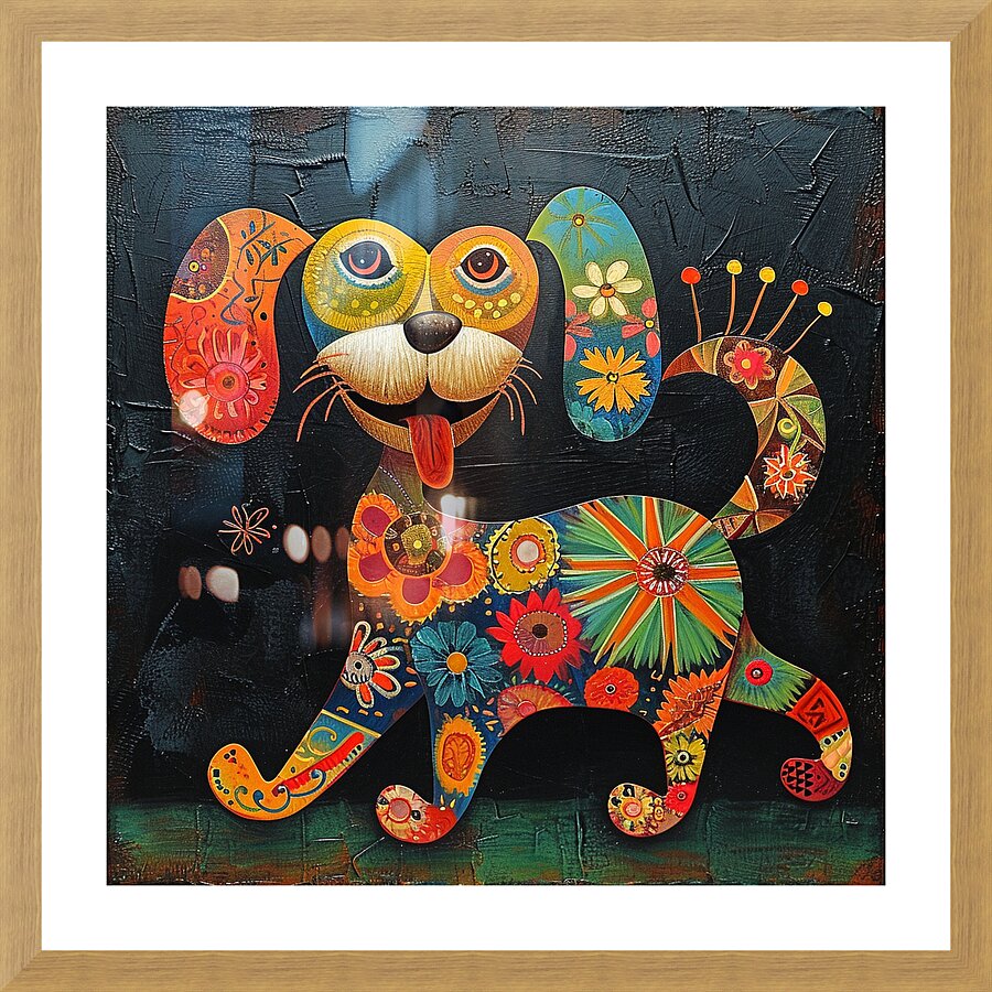 DOG00006 Picture Frame print