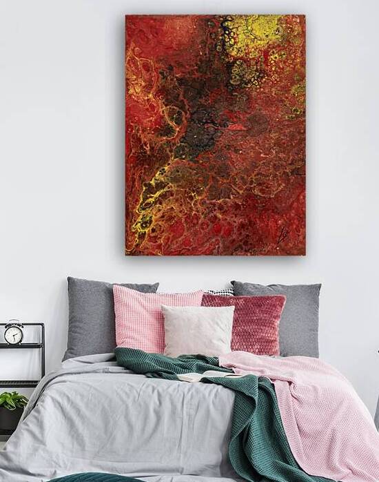 Caos en rojo by CACUM ART