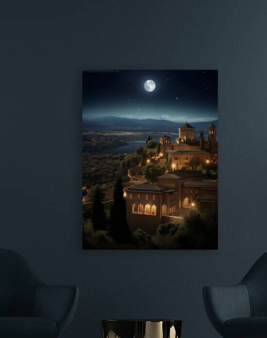 ANDALUSIAN LANDSCAPE 1 by CACUM ART
