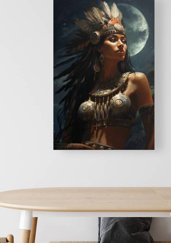 WARRIOR MOON COMBATIVE by CACUM ART