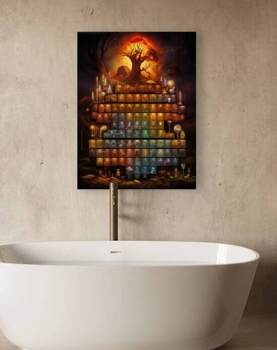 TREE OF LIFE AND ELEMENTS by CACUM ART