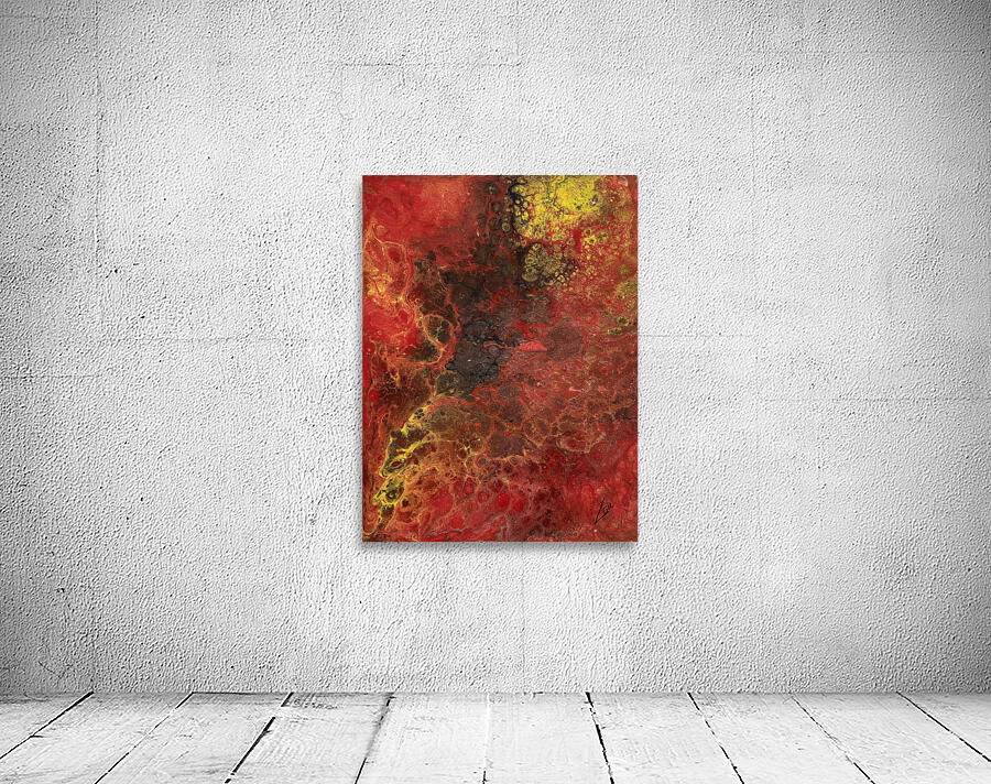 Caos en rojo Wall Preview