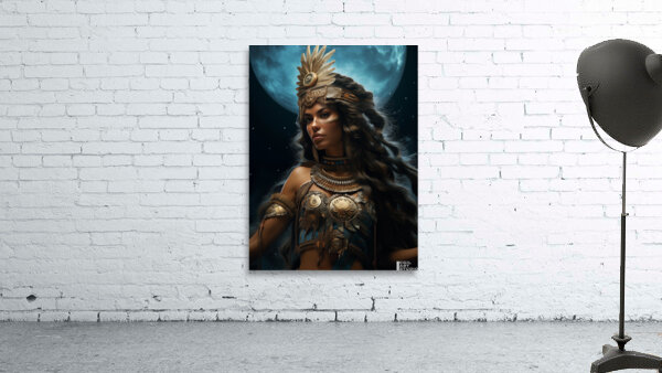 WARRIOR MOON ATTENTIVE Wall Preview