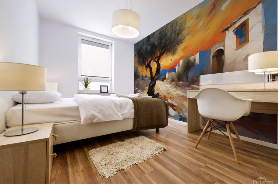 Holy Olive Mural print