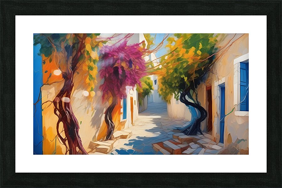 Walking away Picture Frame print