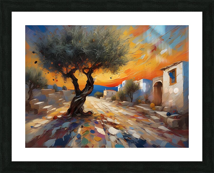 Holy Olive Picture Frame print
