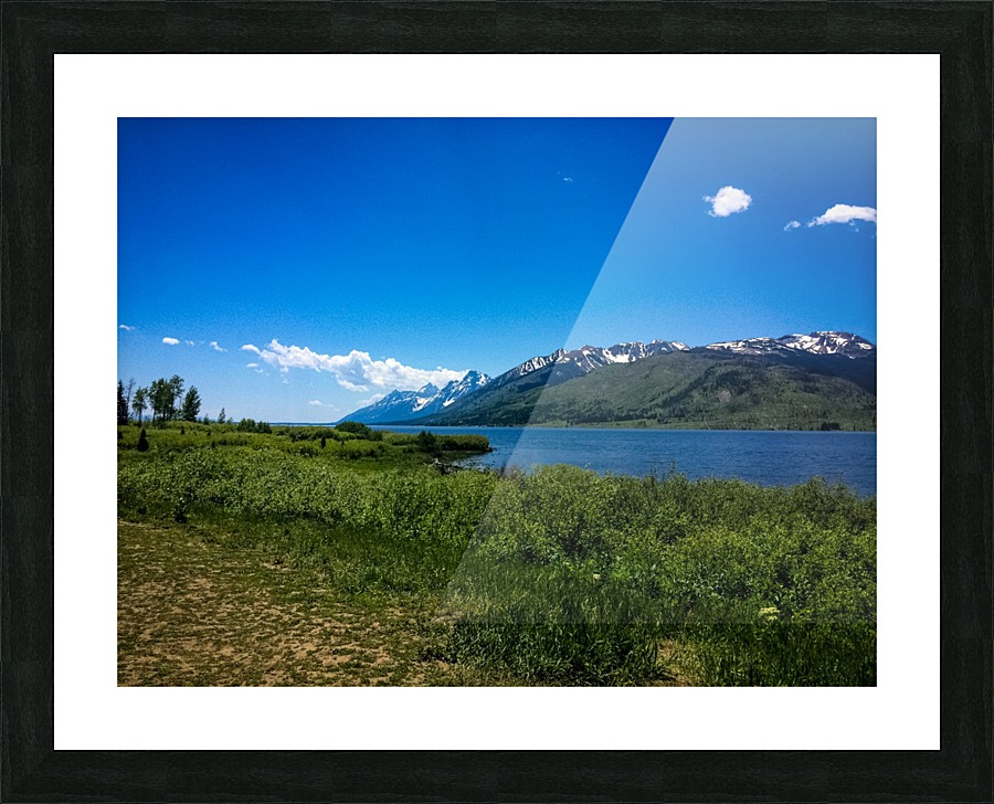Jackson Lake Picture Frame print