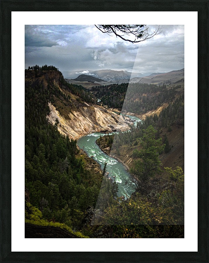 Yellowstone River Picture Frame print
