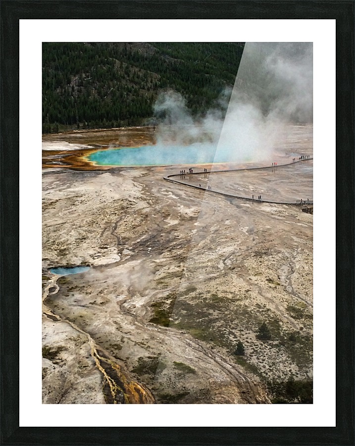 Grand Prismatic  Picture Frame print