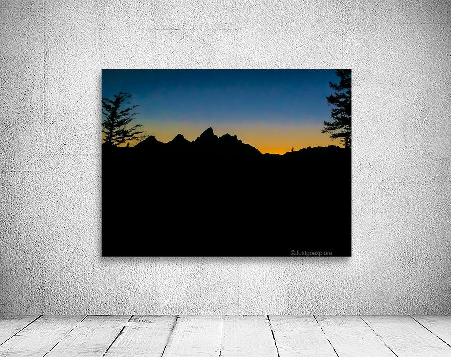 Tetons at sunset Wall Preview