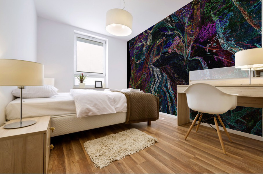 super purple Mural print