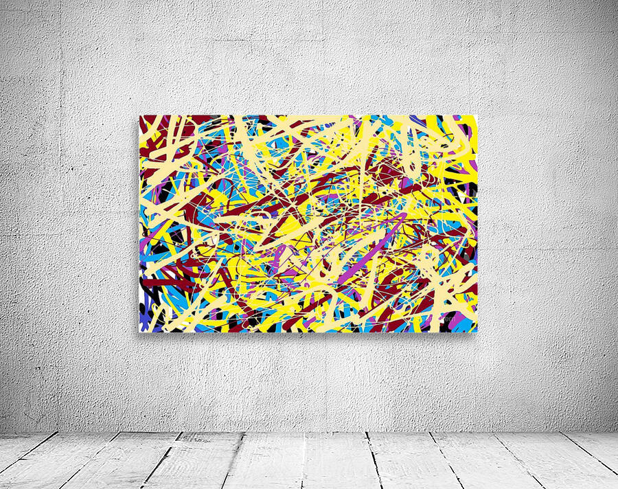 scribbless in yellow Wall Preview