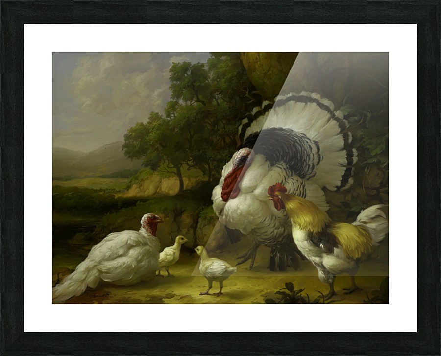 Gossip visit Picture Frame print