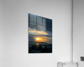 Smoky Blue Sunset Acrylic Print