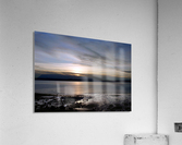 Blue Beach Sunset Acrylic Print