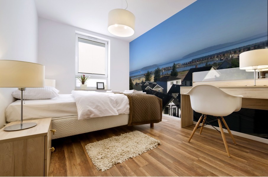 Sunny Bayside Mural print