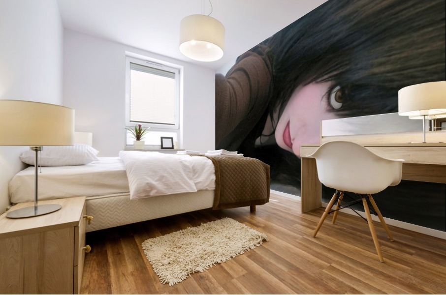 When the Eyes Speak Mural print